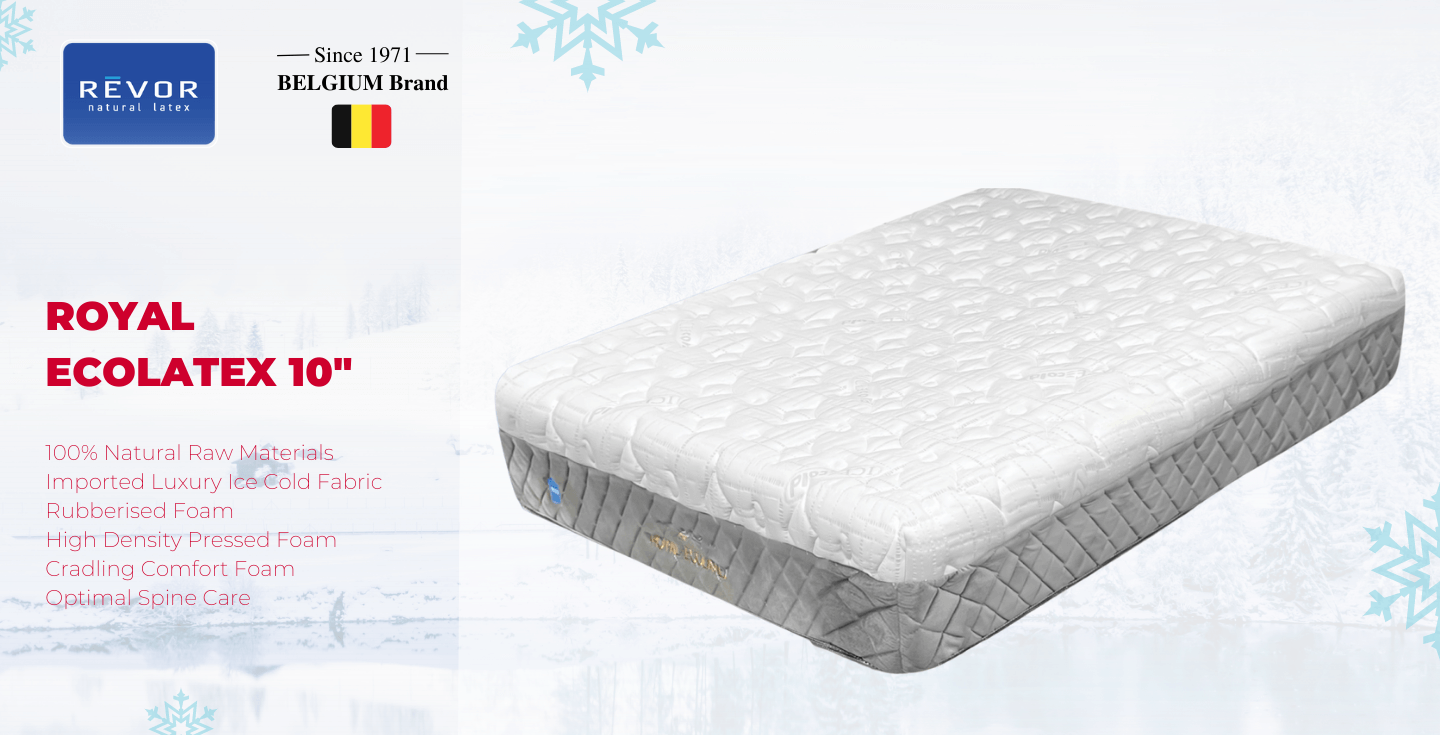 REVOR Royal Ecolatex 10” Mattress